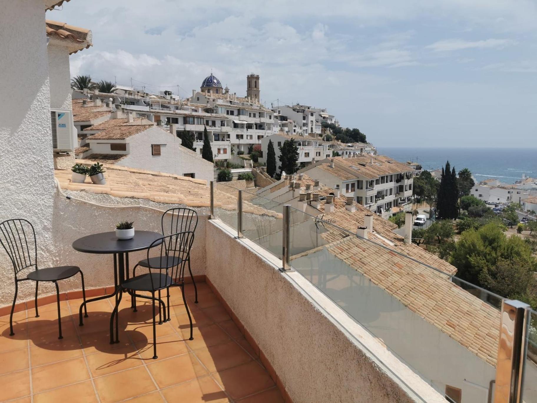 Atico-Duplex Con Vistas Al Mar Y Casco Antiguo En Altea Apartment Ngoại thất bức ảnh